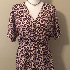 A NEW DAY Leopard Print Blouse